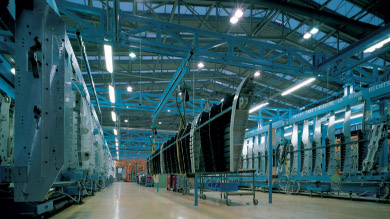 фото / Стяжка для промышленных предприятий